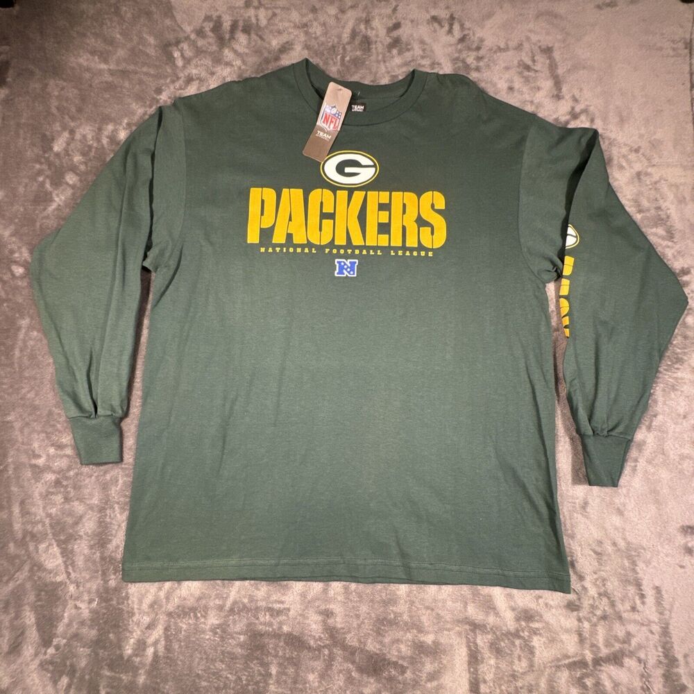 NWT Green Bay Packers Long Sleeve Shirt XL NFL‎